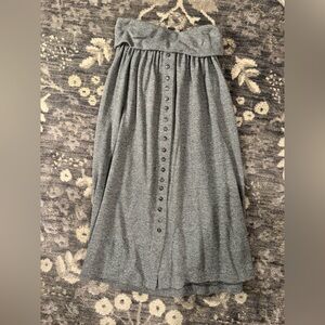 Vintage Synari Elegant Gray Women's Skirt